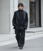 画像をギャラリービューアに読み込む, ssstein(シュタイン)のOVERSIZED SINGLE BREASTED LONG JACKET - BLACKの公式通販サイトsession福岡セレクトショップ
