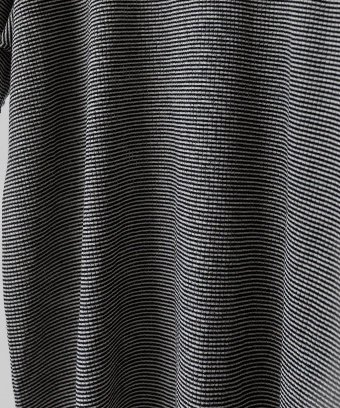 ssstein(シュタイン)の24AWコレクション STRIPED WOOL OVERSIZED SHORT SLEEVE TEE - BLACK 公式通販サイトsession福岡セレクトショップ