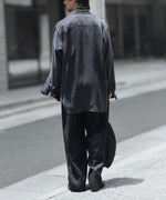 画像をギャラリービューアに読み込む, ssstein(シュタイン)のCUPRO FIBRIL OVERSIZED LS SHIRT - CHARCOALの公式通販サイトsession福岡セレクトショップ
