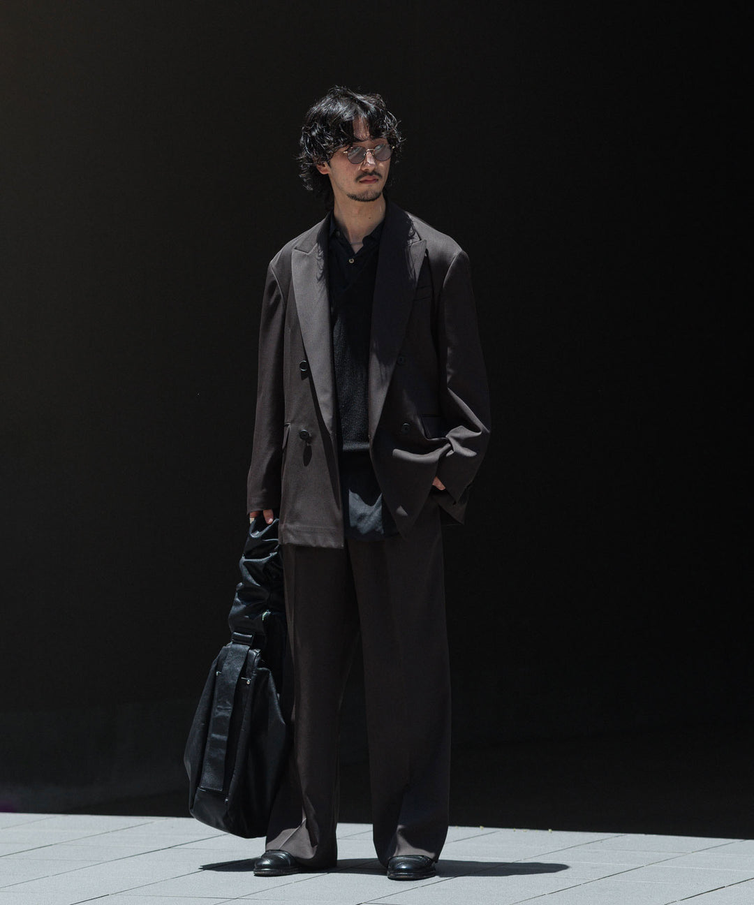 ssstein(シュタイン)のEASY LONG WIDE TROUSERS - GREY KHAKIの公式通販サイトsession福岡セレクトショップ