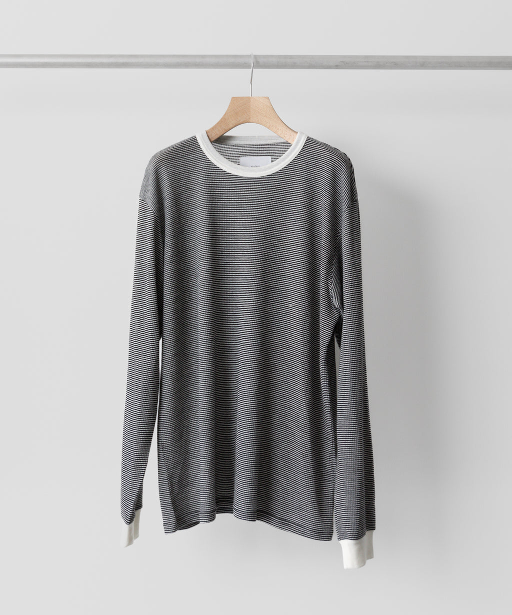 ssstein(シュタイン)の24AWコレクション STRIPED WOOL OVERSIZED LONG SLEEVE TEE - OFF 公式通販サイトsession福岡セレクトショップ