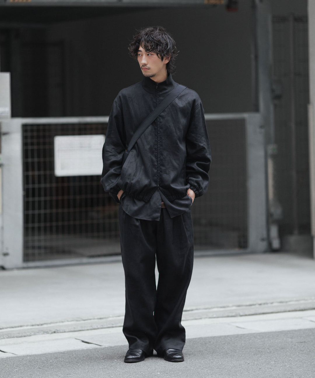 ssstein(シュタイン)のCUPRO FIBRIL OVERSIZED LS SHIRT - CHARCOALの公式通販サイトsession福岡セレクトショップ