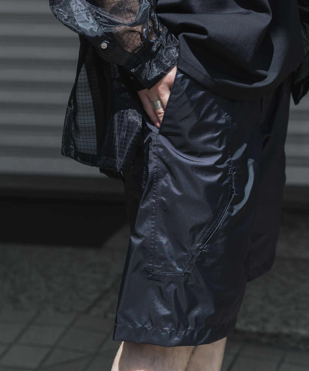 OPPOSE DUALITY オポーズデュアリティ6 POCKET PANEL SHORTSのBLACK公式通販サイトsession福岡セレクトショップ