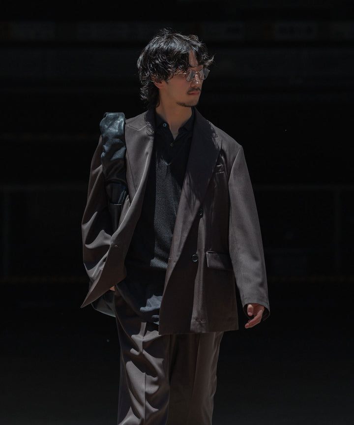 ssstein(シュタイン)のDOUBLE BREASTED BLAZER - GREY KHAKIの公式通販サイトsession福岡セレクトショップ