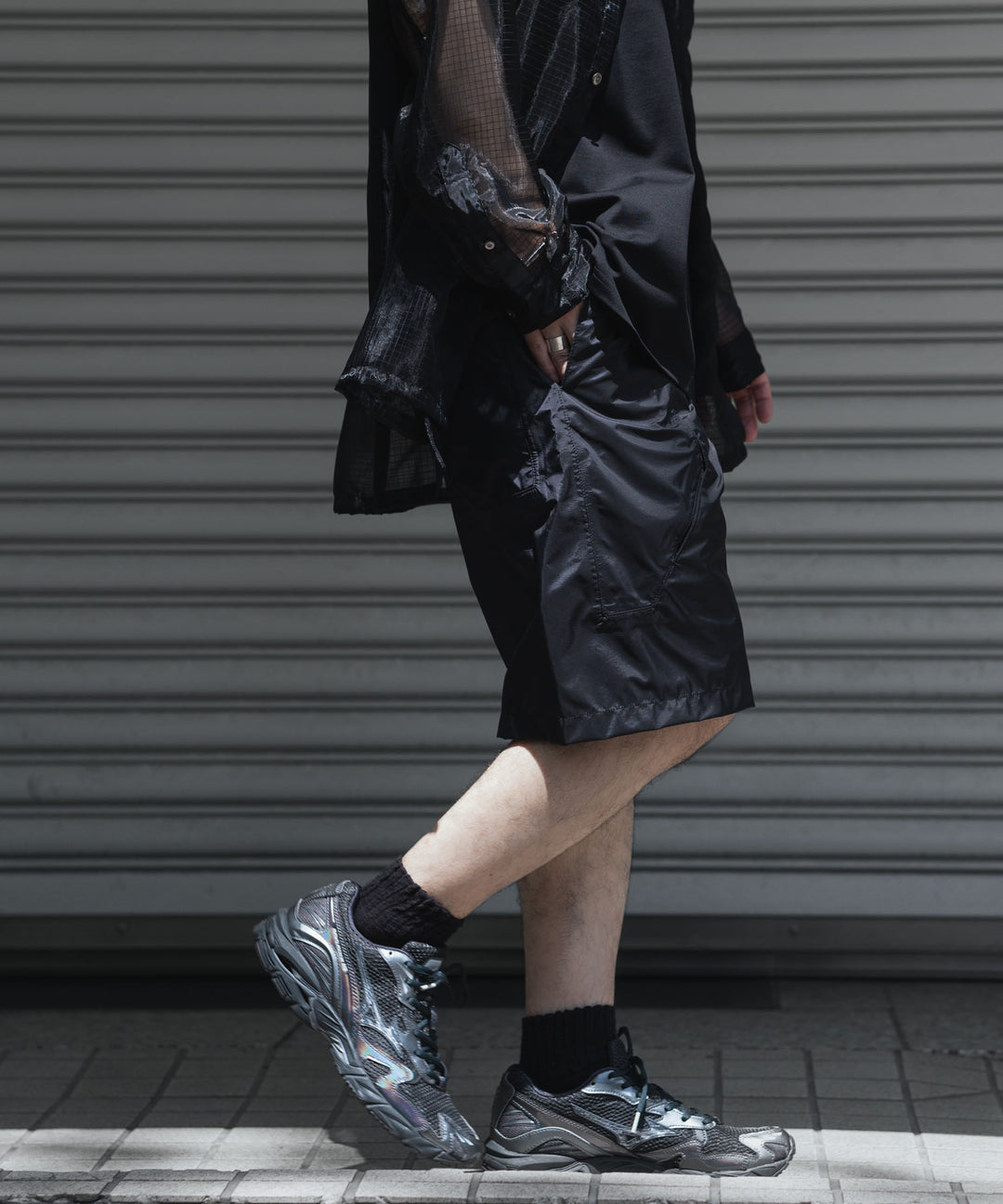 OPPOSE DUALITY オポーズデュアリティ6 POCKET PANEL SHORTSのBLACK公式通販サイトsession福岡セレクトショップ