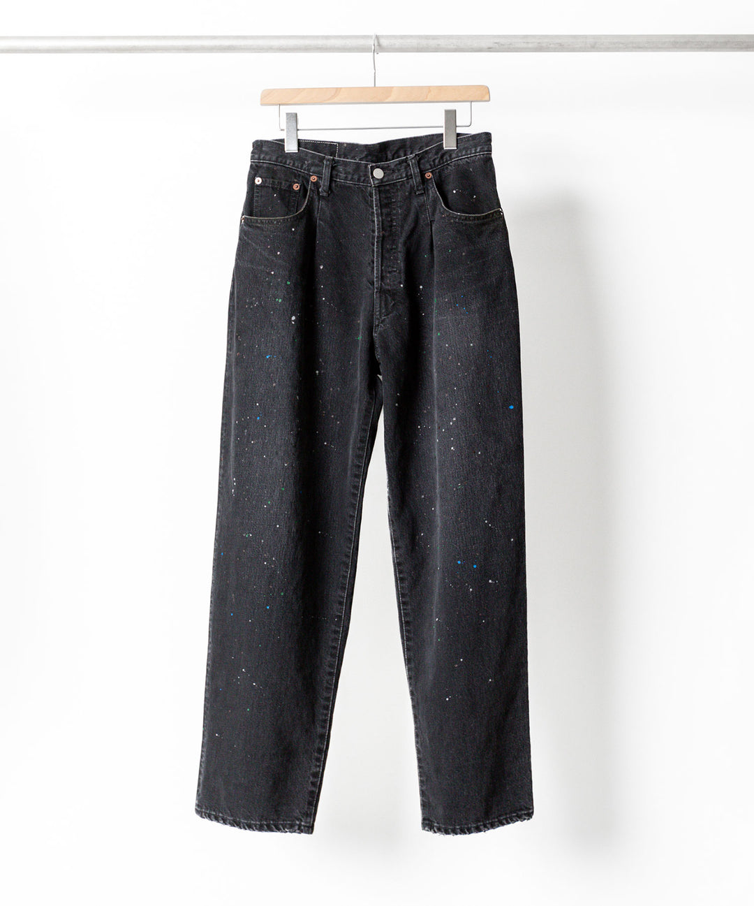 ssstein(シュタイン)の24AWコレクション VINTAGE REPRODUCTION SPLASHED DENIM JEANS - BLACK 公式通販サイトsession福岡セレクトショップ