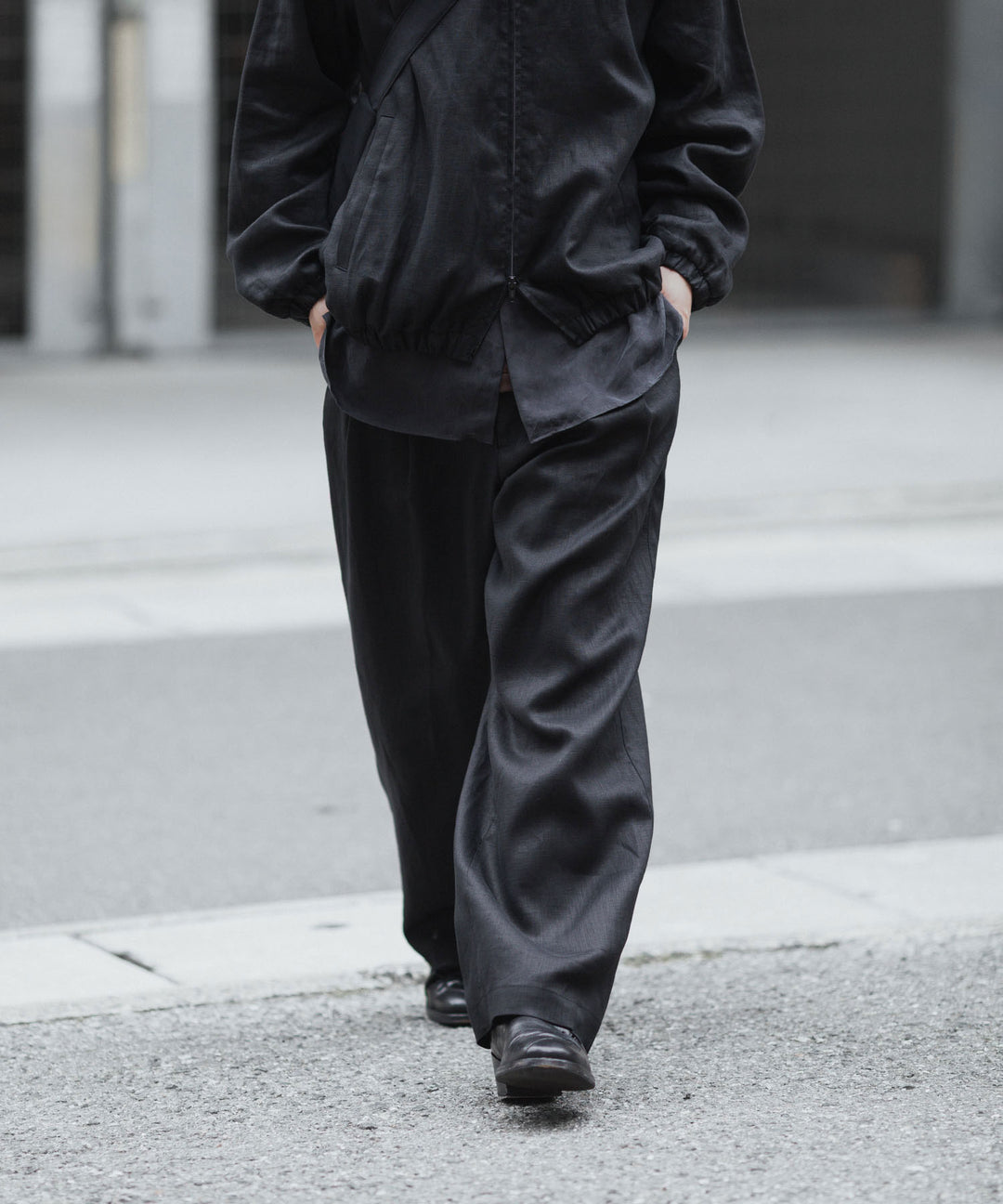 ssstein(シュタイン)のCUPRO FIBRIL OVERSIZED LS SHIRT - CHARCOALの公式通販サイトsession福岡セレクトショップ