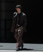 画像をギャラリービューアに読み込む, ssstein(シュタイン)のORGANIC COTTON KNIT CREW NECK LS - DARK BROWNの公式通販サイトsession福岡セレクトショップ

