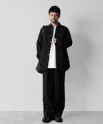 画像をギャラリービューアに読み込む, ssstein(シュタイン)の24AWコレクション WINDPROOF NYLON STANDARD SHIRT - BLACK 公式通販サイトsession福岡セレクトショップ
