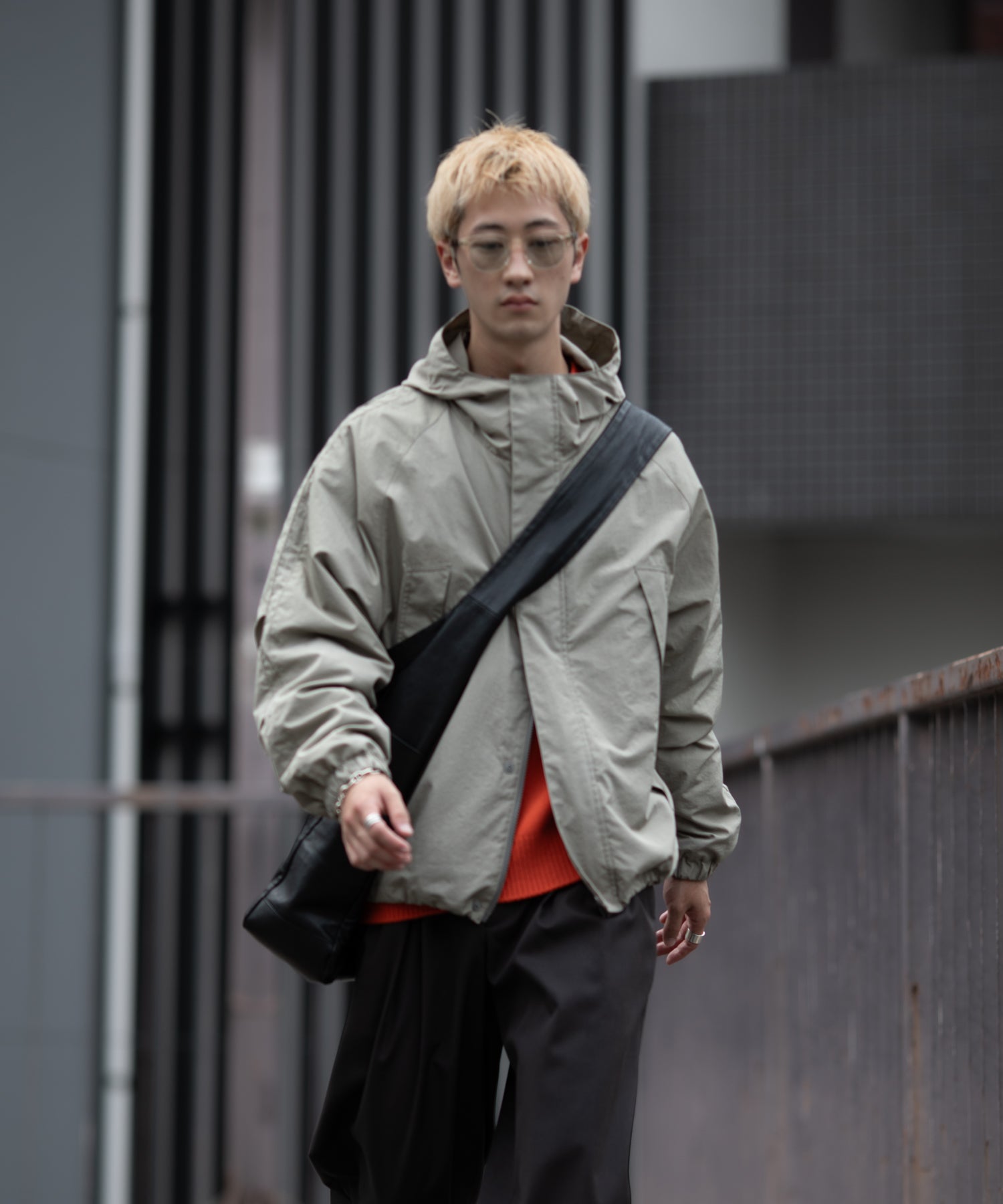 ssstein(シュタイン)の24AWコレクション NYLON TWILL HOODED ZIP UP JACKET - BEIGE 公式通販サイトsession福岡セレクトショップ