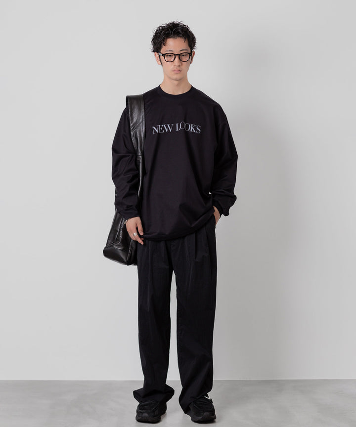 ssstein(シュタイン)の24AWコレクション OVERSIZED LONG SLEEVE TEE [ NEW LOOKS ] - DARK NAVY 公式通販サイトsession福岡セレクトショップ