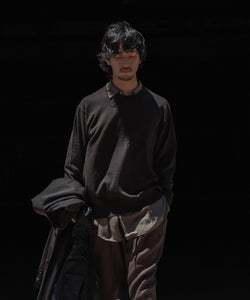 ssstein / シュタイン】CUPRO FIBRIL OVERSIZED LS SHIRT - KHAKI