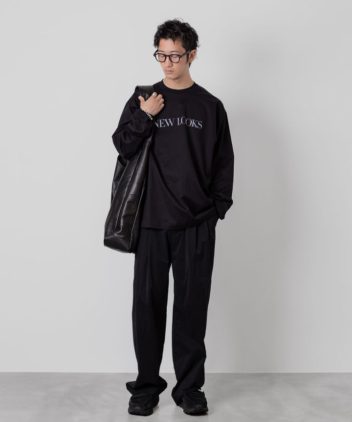 ssstein(シュタイン)の24AWコレクション WINDPROOF NYLON EASY WIDE TROUSERS - BLACK 公式通販サイトsession福岡セレクトショップ