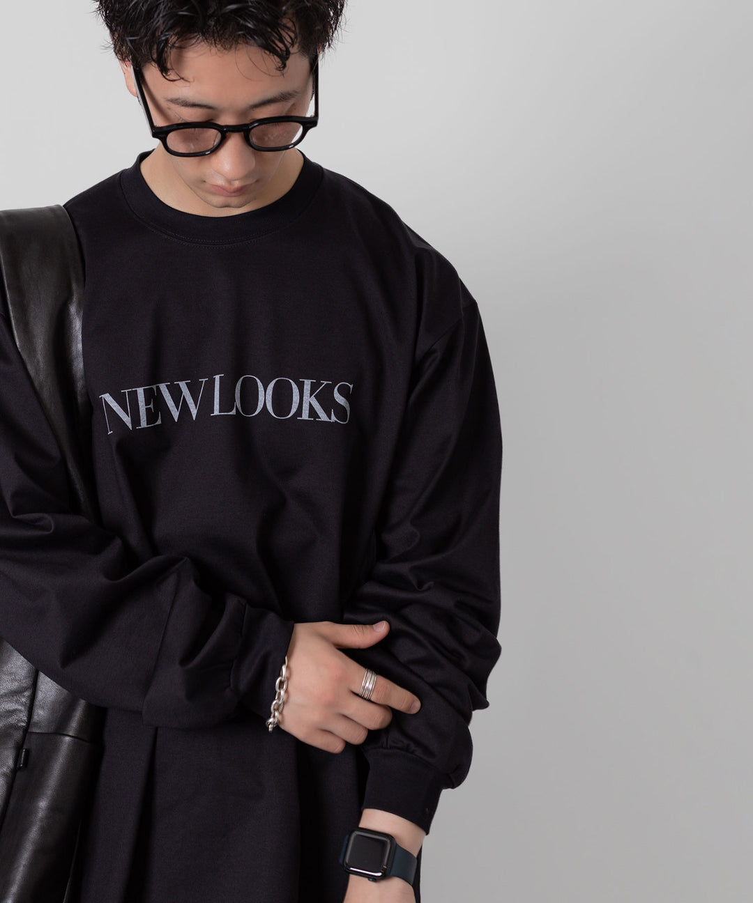 ssstein(シュタイン)の24AWコレクション OVERSIZED LONG SLEEVE TEE [ NEW LOOKS ] - DARK NAVY 公式通販サイトsession福岡セレクトショップ