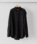 画像をギャラリービューアに読み込む, ssstein(シュタイン)の24AWコレクション WINDPROOF NYLON STANDARD SHIRT - BLACK 公式通販サイトsession福岡セレクトショップ
