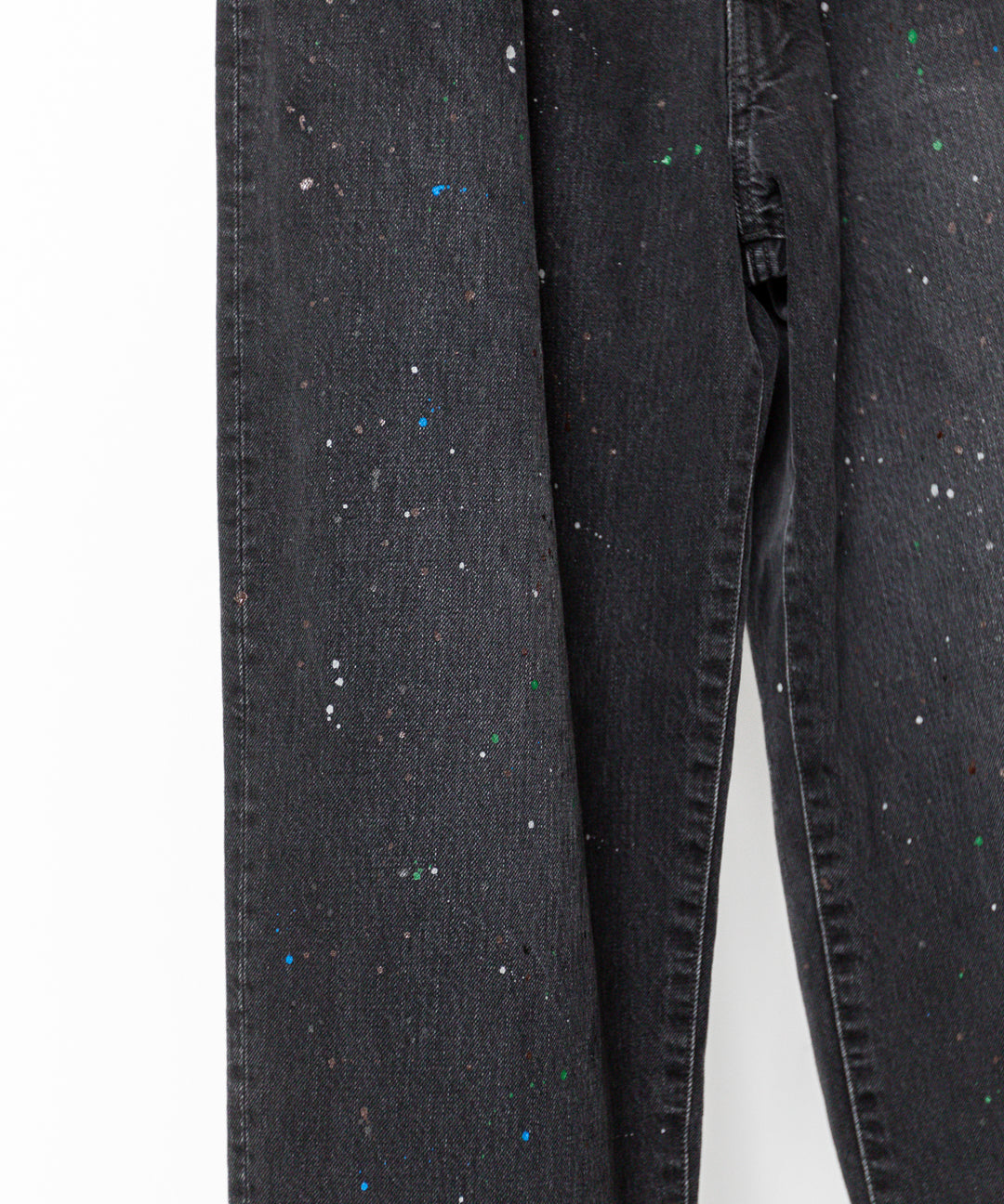 ssstein(シュタイン)の24AWコレクション VINTAGE REPRODUCTION SPLASHED DENIM JEANS - BLACK 公式通販サイトsession福岡セレクトショップ