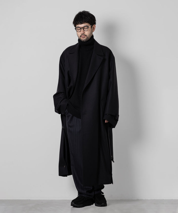 stein(シュタイン)のOVERSIZED LAYERED SINGLE COATのDARK NAVY