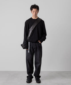 ssstein(シュタイン)の24AWコレクション WOOL SILK KNIT CREW NECK LS - BLACK 公式通販サイトsession福岡セレクトショップ