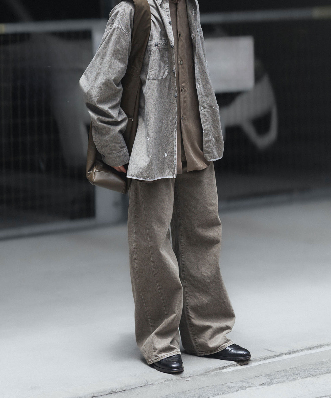 ssstein(シュタイン)の DEFORMATION WIDE COLOR DENIM PANTS - KHAKIの公式通販サイトsession福岡セレクトショップ