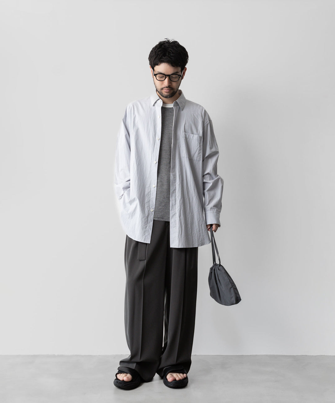 ssstein(シュタイン)の24AWコレクション STRIPED WOOL OVERSIZED SHORT SLEEVE TEE - OFF 公式通販サイトsession福岡セレクトショップ
