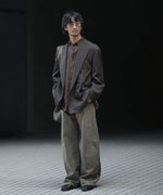 画像をギャラリービューアに読み込む, ssstein(シュタイン)の LIGHT LINEN OVERSIZED LS SHIRT - BROWNの公式通販サイトsession福岡セレクトショップ
