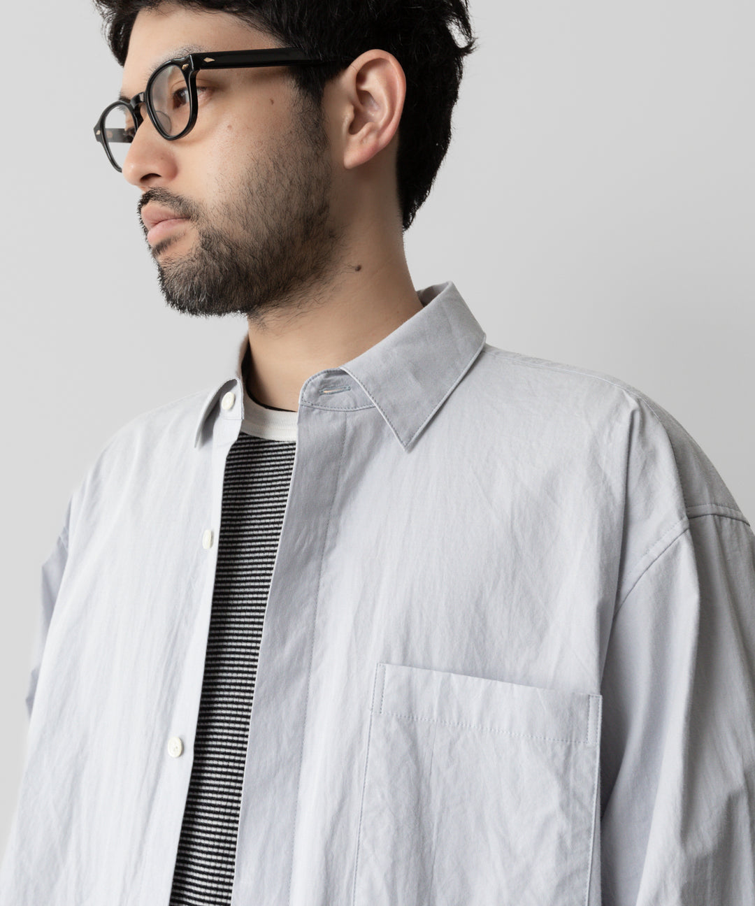 ssstein(シュタイン)の24AWコレクション STRIPED WOOL OVERSIZED SHORT SLEEVE TEE - OFF 公式通販サイトsession福岡セレクトショップ