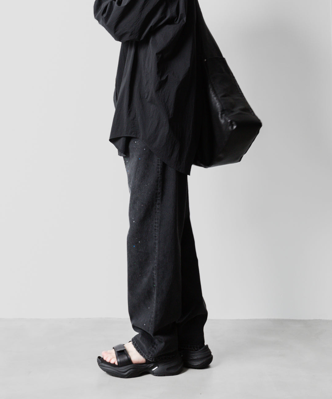 ssstein(シュタイン)の24AWコレクション VINTAGE REPRODUCTION SPLASHED DENIM JEANS - BLACK 公式通販サイトsession福岡セレクトショップ