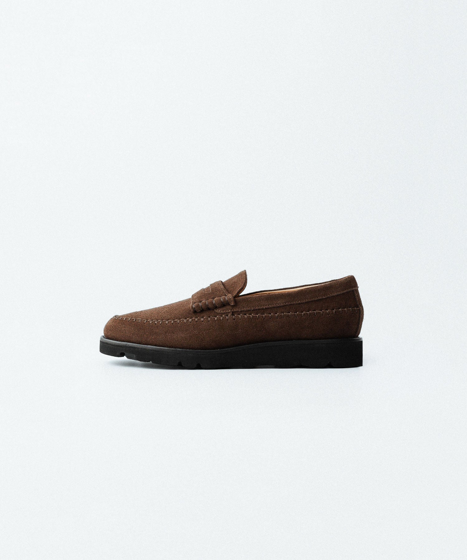 25aw 新品 MARBOT マルボー スウェード ローファー 41 Marbot 】MOCCASIN SHOES (CHRISTY CUT SOLE) - BROWN SUEDE | 公式