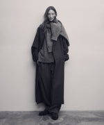 画像をギャラリービューアに読み込む, ssstein(シュタイン)のWOOL/CASHMERE FLEECE EASY TWIST TROUSERS - GREY BROWNの公式通販サイトsession福岡セレクトショップ
