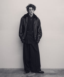 ssstein / シュタイン】MOUTON COLLAR SHEEP LEATHER ZIP JACKET