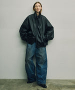 画像をギャラリービューアに読み込む, 【ssstein】SHEEP LEATHER STAND COLLAR JACKET - BLACK
