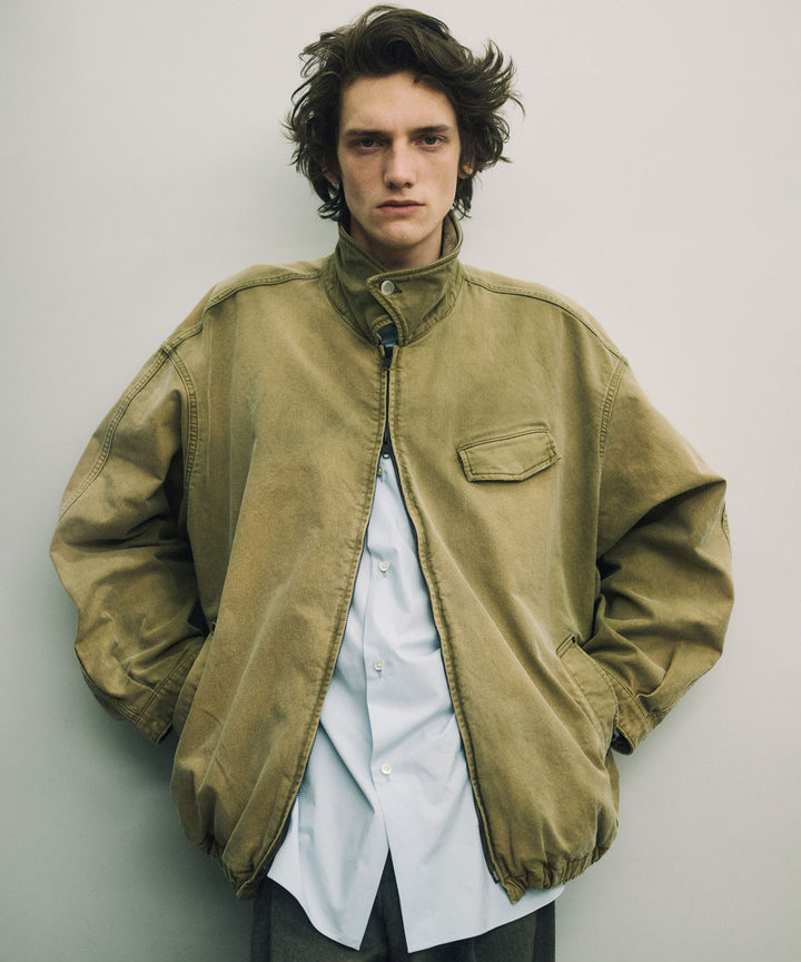 ssstein(シュタイン)のSUVIN COTTON OVERSIZED REGULAR COLLAR SHIRT - OFF BLUEの公式通販サイトsession福岡セレクトショップ
