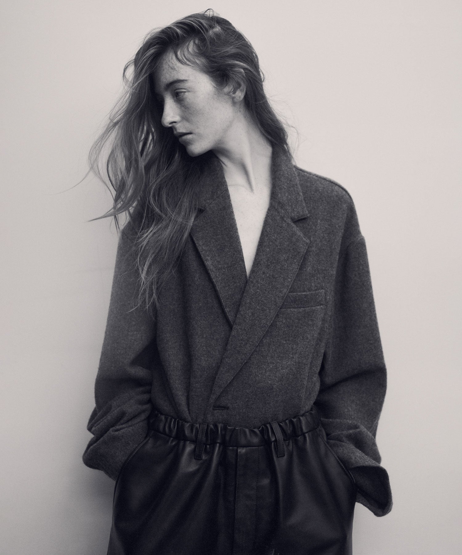 ssstein(シュタイン)のWOOL/CASHMERE FLEECE SINGLE BREASTED JACKET - GREY BROWNの公式通販サイトsession福岡セレクトショップ