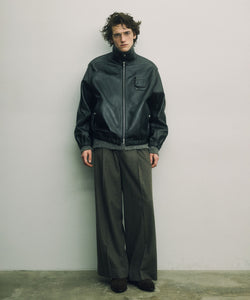 ssstein / シュタイン】WOOL DOESKIN FLARE TROUSERS - TAUPE | 公式