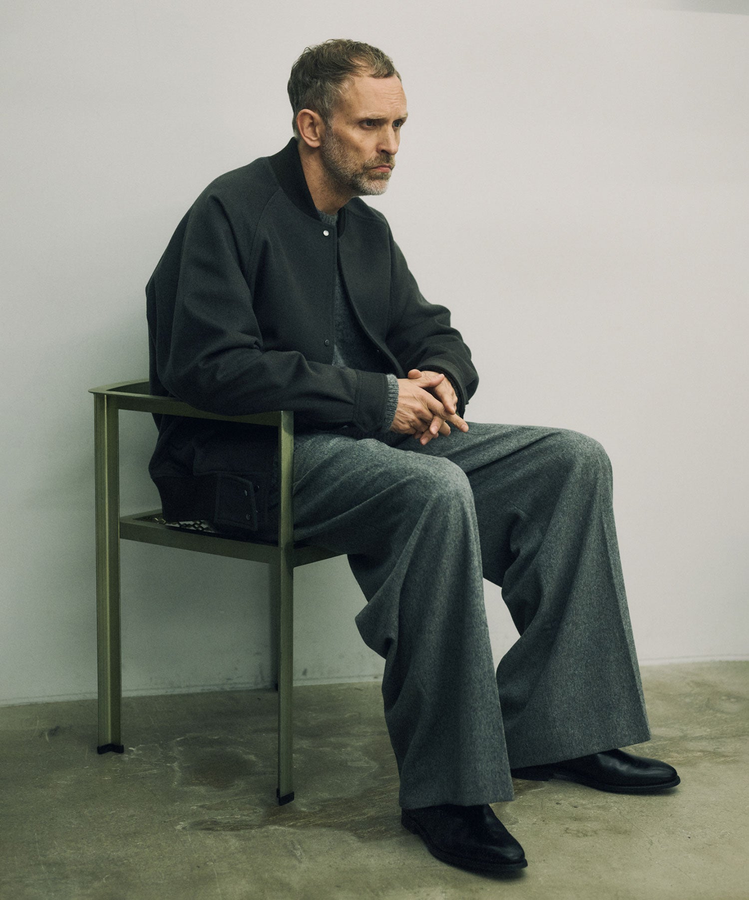 ssstein / シュタイン】W/CA BEAVER EXTRA WIDE TROUSERS - GREY