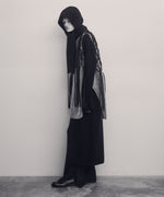 画像をギャラリービューアに読み込む, ssstein(シュタイン)のWOOL/ALPACA MILLED KNIT BALACLAVA - BLACKの公式通販サイトsession福岡セレクトショップ
