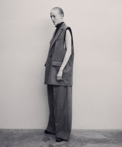 ssstein / シュタイン】W/CA BEAVER EXTRA WIDE TROUSERS - GREY