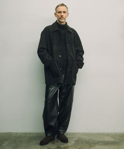 ssstein / シュタイン】SHEEP LEATHER EASY TROUSERS - BLACK | 公式