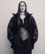 画像をギャラリービューアに読み込む, ssstein(シュタイン)のCUT-OFF MOUTON JACKET - BLACKの公式通販サイトsession福岡セレクトショップ
