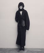 画像をギャラリービューアに読み込む, ssstein(シュタイン)のWOOL/ALPACA MILLED KNIT BALACLAVA - BLACKの公式通販サイトsession福岡セレクトショップ
