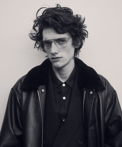 ssstein / シュタイン】MOUTON COLLAR SHEEP LEATHER ZIP JACKET