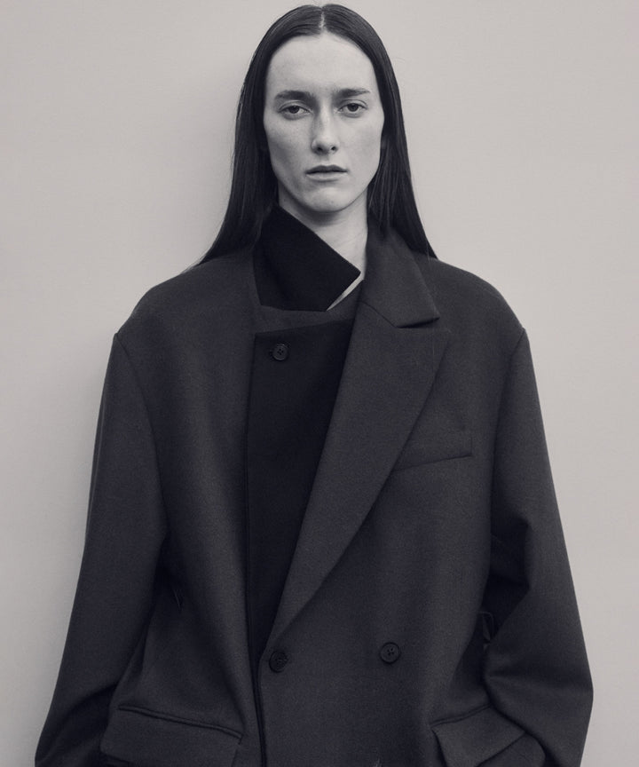 ssstein-シュタインのOVERSIZED DOUBLE LAPELED JACKETのGREY KHAKI公式通販サイトはsession福岡セレクトショップ