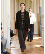 画像をギャラリービューアに読み込む, ssstein(シュタイン)のCOTTON SATIN ROUND PANTS - DARK BROWNの公式通販サイトsession福岡セレクトショップ
