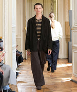 画像をギャラリービューアに読み込む, 【ssstein】COW NUBUCK BLAZER - DARK BROWN
