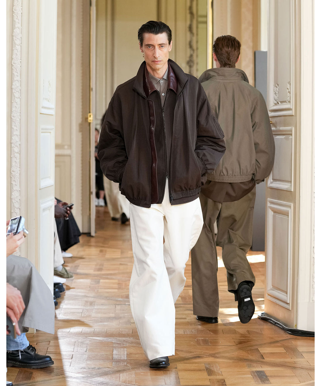 ssstein(シュタイン)のSHRUNK NYLON OVERSIZED FLIGHT JACKET - DARK BROWNの公式通販サイトsession福岡セレクトショップ