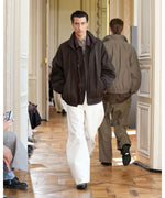 画像をギャラリービューアに読み込む, ssstein(シュタイン)のSHRUNK NYLON OVERSIZED FLIGHT JACKET - DARK BROWNの公式通販サイトsession福岡セレクトショップ
