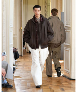 ssstein / シュタイン】SHRUNK NYLON OVERSIZED FLIGHT JACKET - DARK