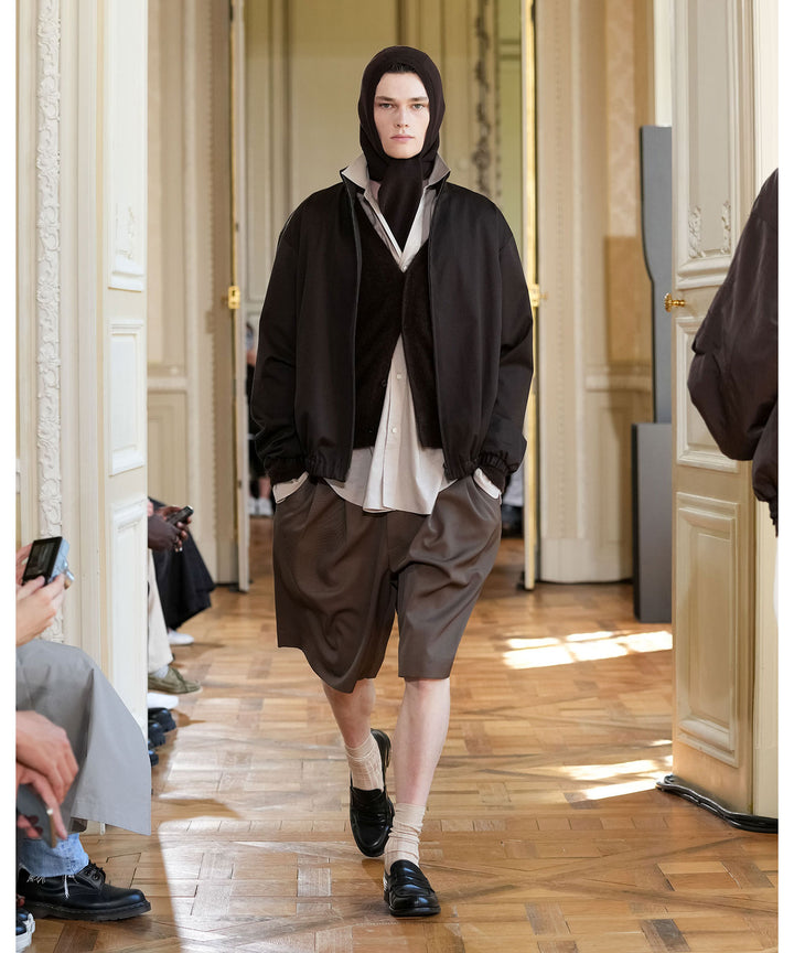 ssstein(シュタイン)のCOTTON SILK OVERSIZED PLACKET SHIRT - BEIGEの公式通販サイトsession福岡セレクトショップ