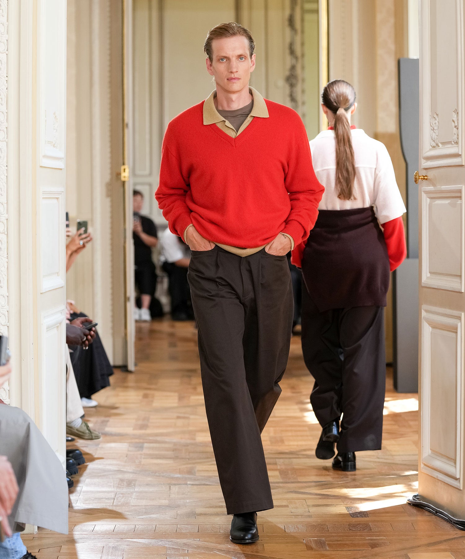 ssstein(シュタイン)のBRUSHED CHINO ONE TUCK WIDE PANTS - BROWNの公式通販サイトsession福岡セレクトショップ