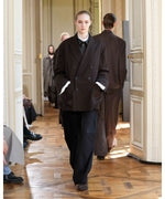 画像をギャラリービューアに読み込む, ssstein(シュタイン)のDOUBLE WEAVE COTTON ROUND PANTS - BLACKの公式通販サイトsession福岡セレクトショップ
